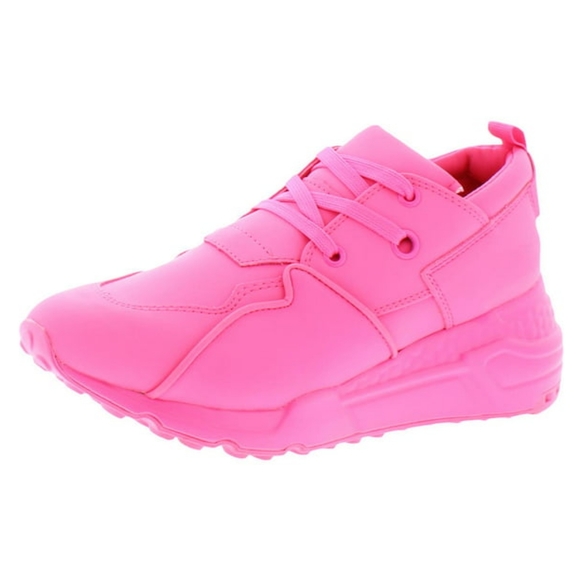 STEVE MADDEN Cliff Chunky Dad Sneakers Neon Barbie Pink Size 11 - Picture 9 of 10